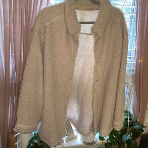 H&M Sherpa Shacket